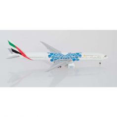 HERPA EMIRATES EXPO BLUE BOEING 777-300ER "MOBILITY" 1/500